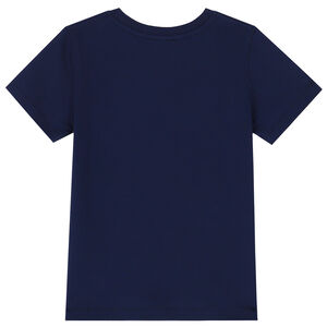Navy Teddy Logo T-Shirt