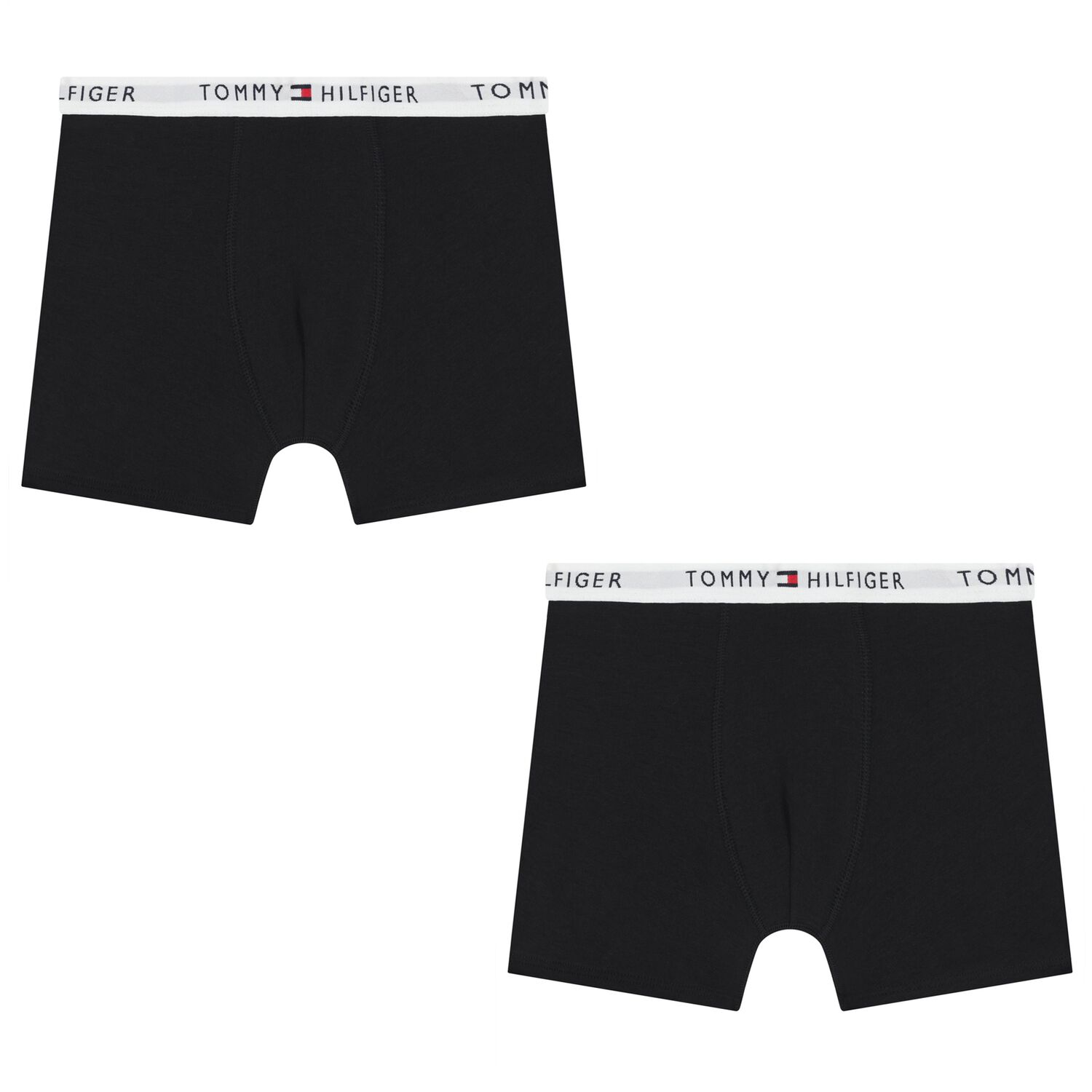 Boys Black Boxer Shorts ( 2-Pack ), 1, hi-res
