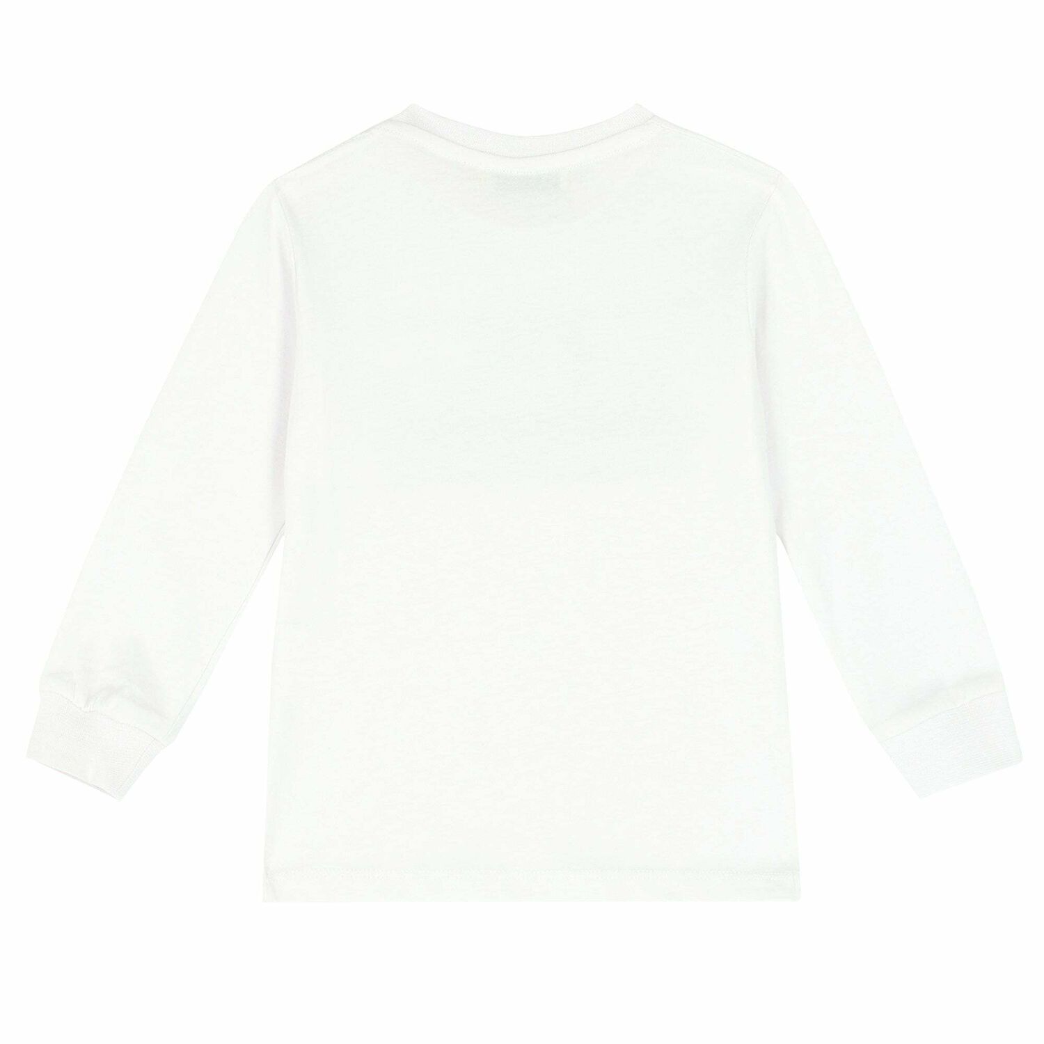 Younger Boys White Logo Top, 1, hi-res image number null