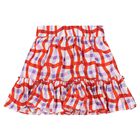 Girls Red & Purple Skirt, 1, hi-res