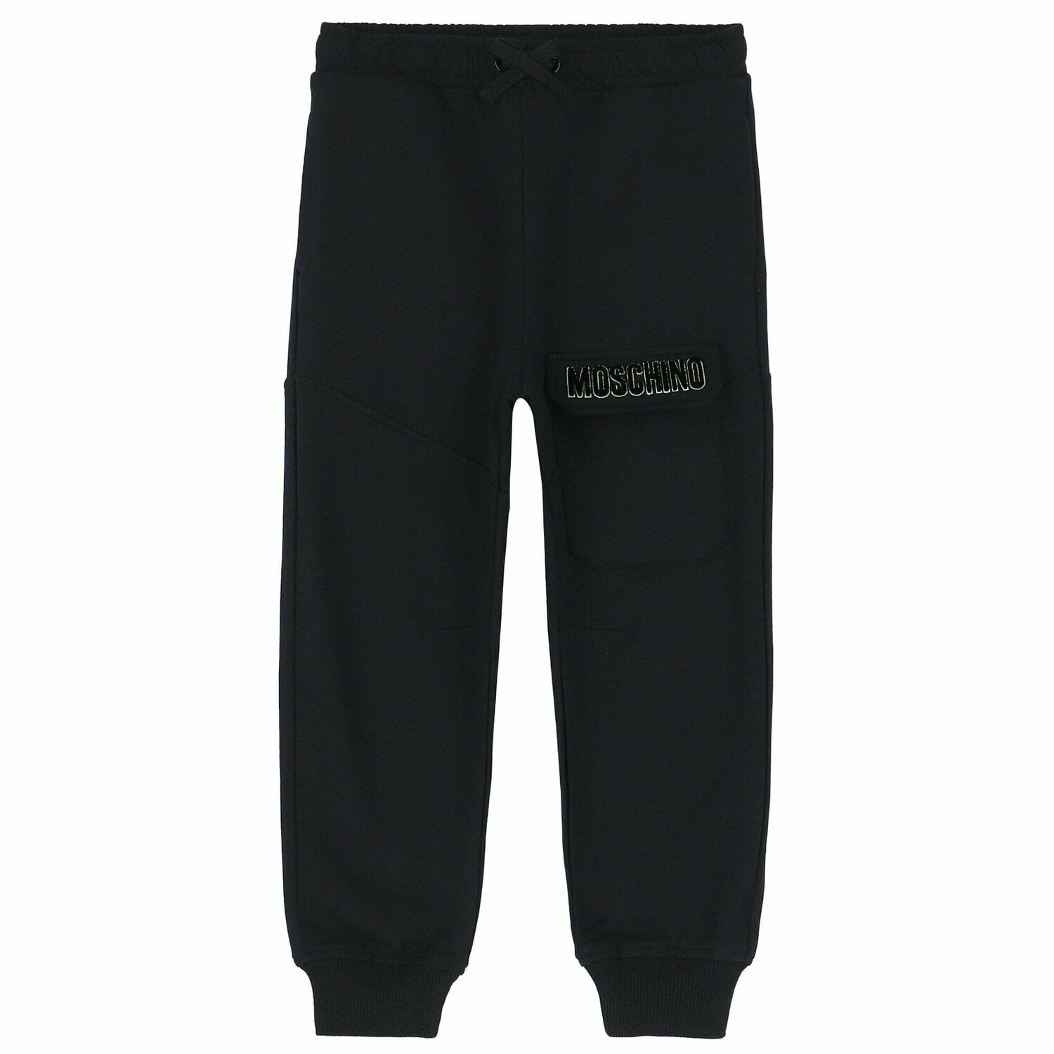 Boys Black Logo Tracksuit, 1, hi-res