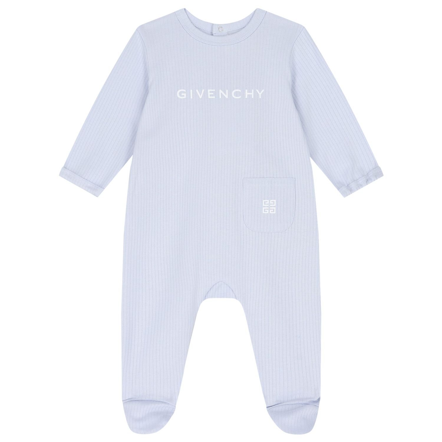 Baby Boys Blue Logo Babygrow Gift Set, 1, hi-res