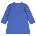 Girls Blue & Pink Bow Dress Set, 1, hi-res