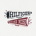 Boys White Logo Long Sleeve Top, 1, hi-res