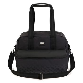 Black Logo Baby Changing Bag