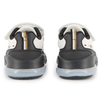 Boys White Logo Trainers