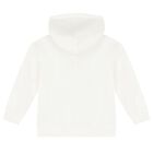 Girls Ivory Logo Bag Hooded Top, 1, hi-res