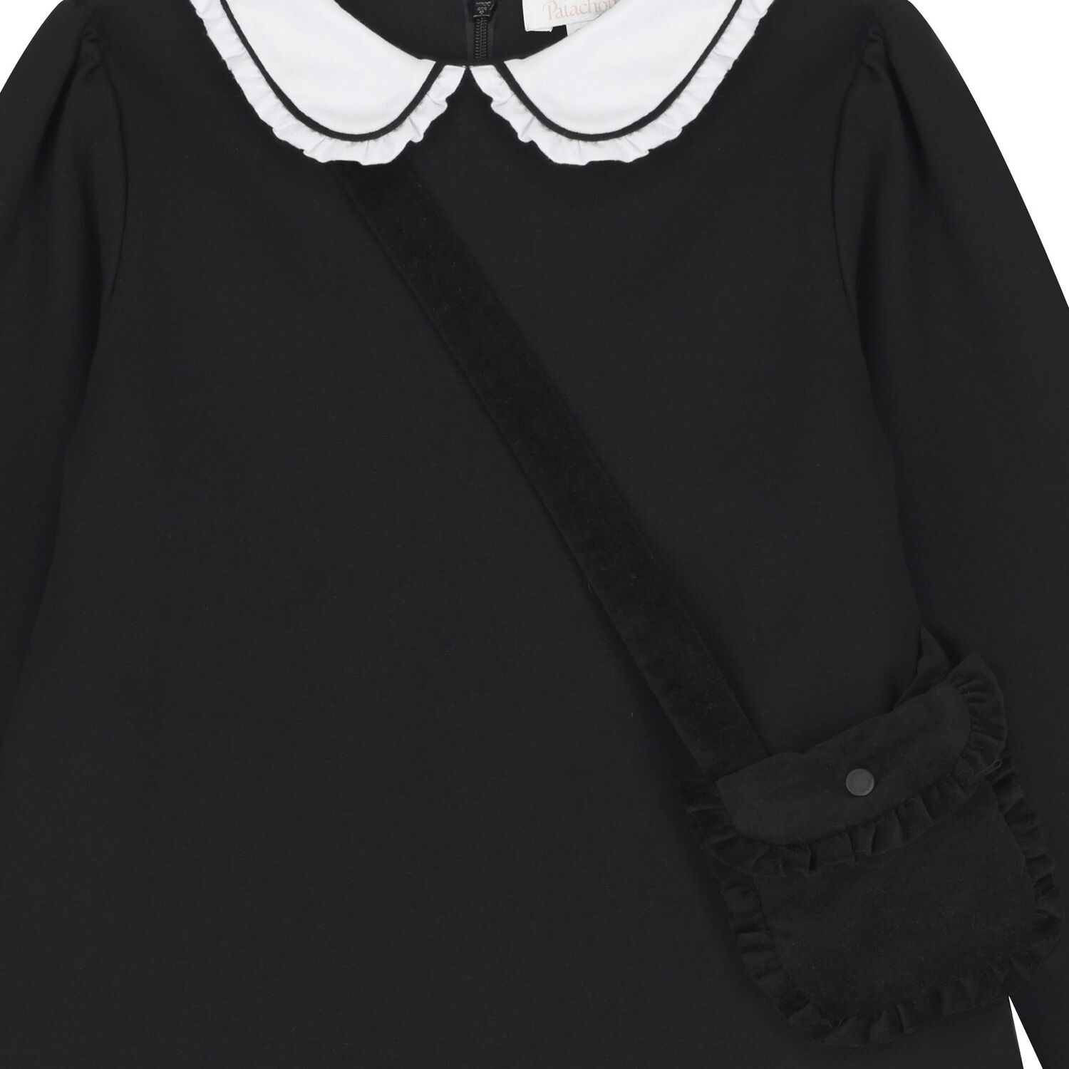 مجموعة فستان بناتي أسود, 2, hi-res