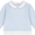 Baby Boys Blue & White Logo Babygrow Gift Set, 1, hi-res