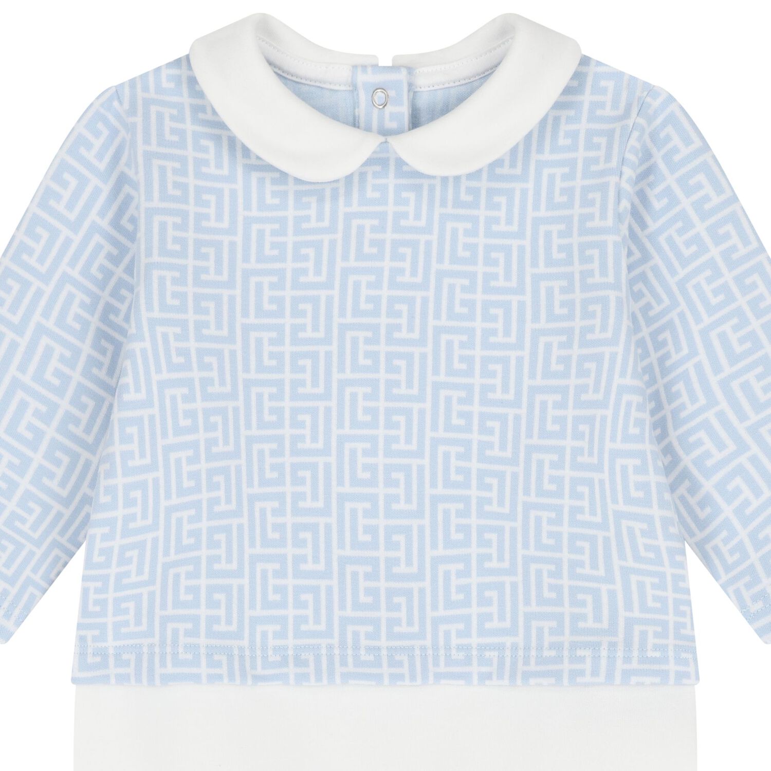 Baby Boys Blue & White Logo Babygrow Gift Set, 1, hi-res