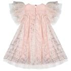 Girls Pink Ruffle Tulle Marlowe Dress, 1, hi-res
