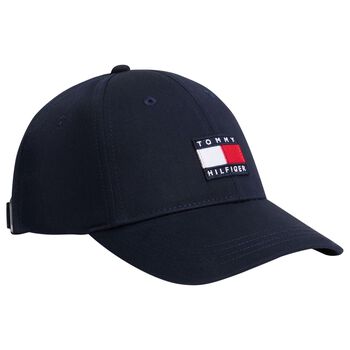 Boys Navy Blue Logo Cap