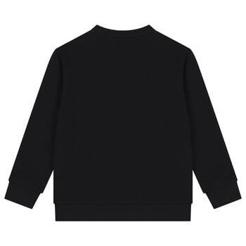 Boys Black Logo Sweatshirt