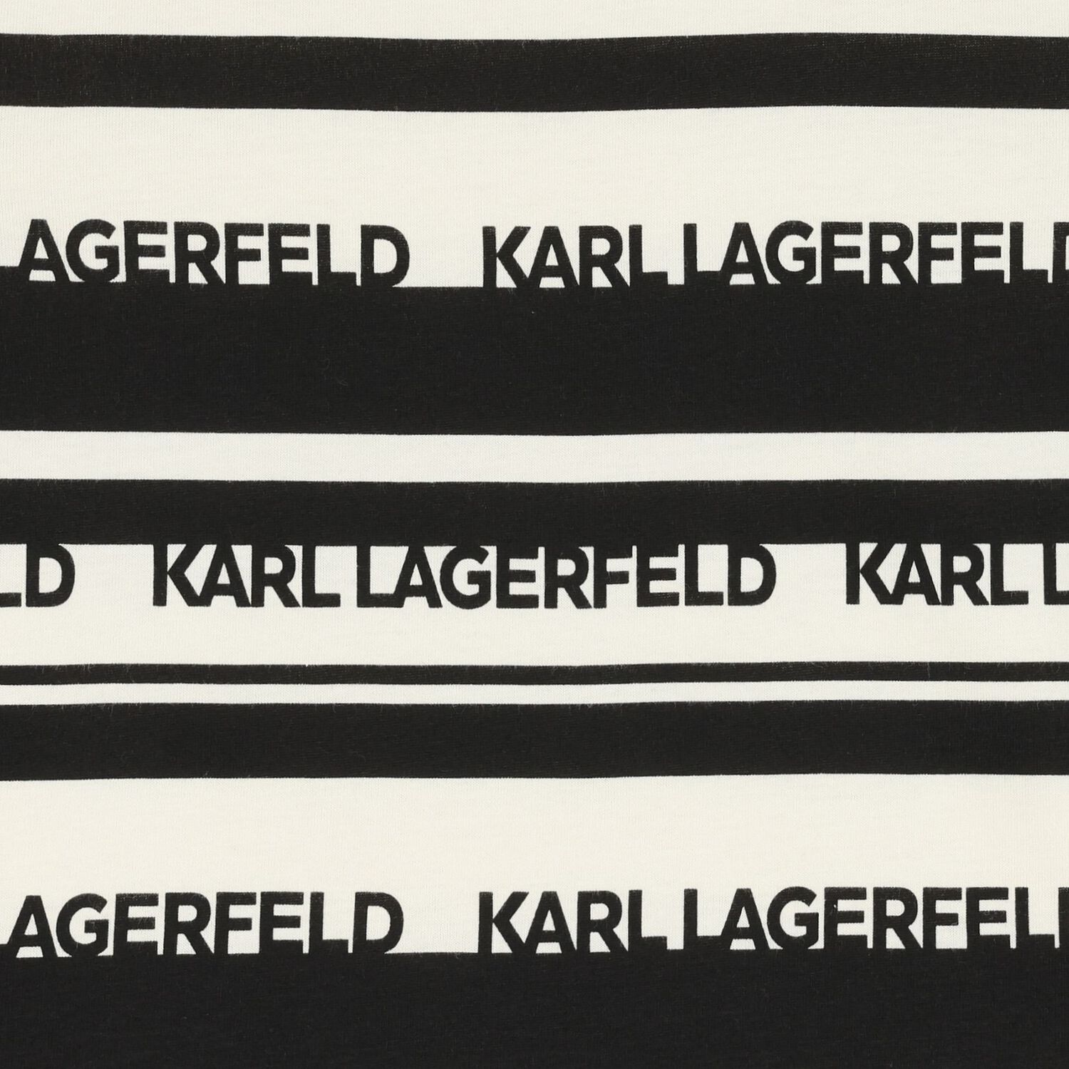 تيشيرت بالشعار مخطط باللون العاجي والأسود للأولاد , 1, hi-res