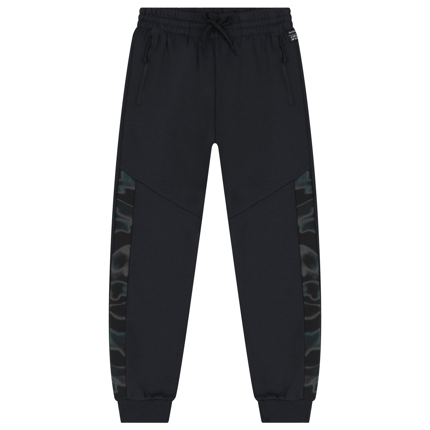 Boys Black Joggers, 2, hi-res