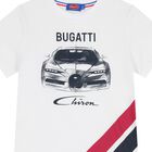 Boys White Logo T-Shirt, 2, hi-res