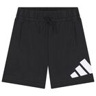 White & Black Logo Shorts Set, 1, hi-res