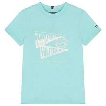 Boys Aqua Logo T-Shirt