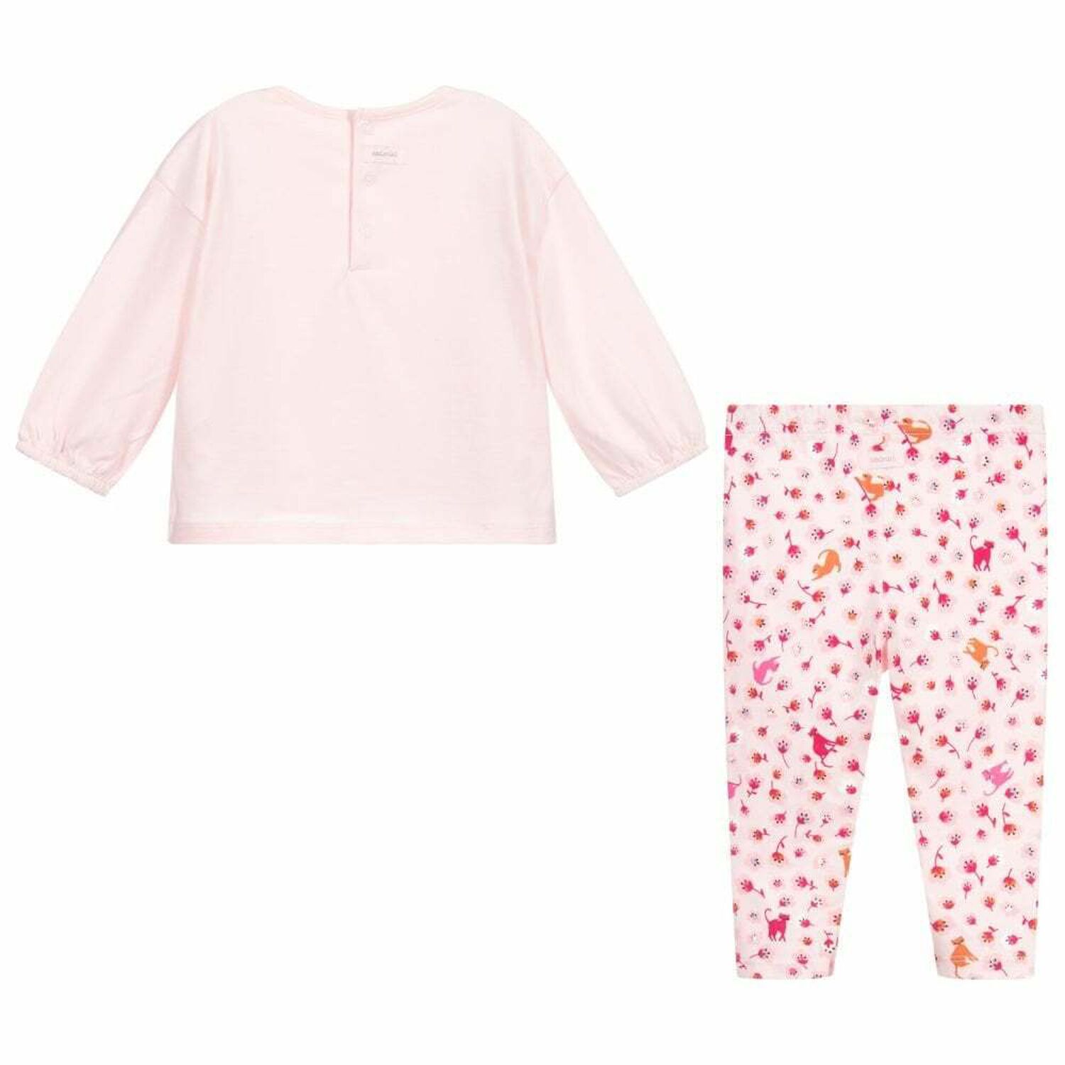 Baby Girls Pink Leggings Set, 1, hi-res image number null