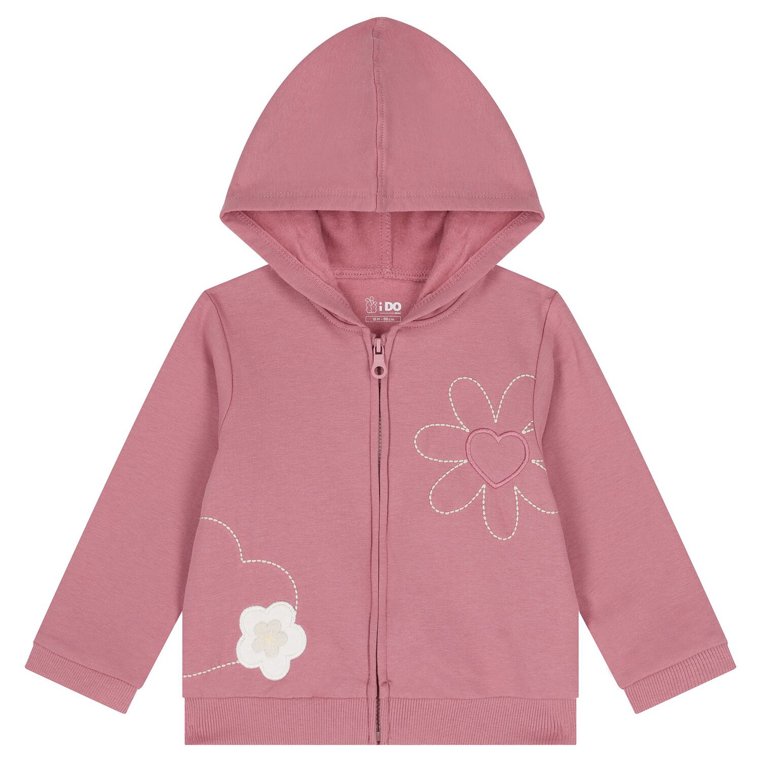 Younger Girls Pink & Ivory Tracksuit Set, 1, hi-res image number null