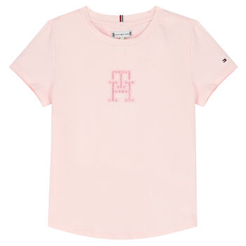 Girls Pink Logo T-Shirt