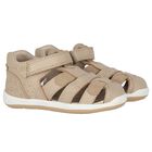 Younger Boys Beige Sandals, 1, hi-res