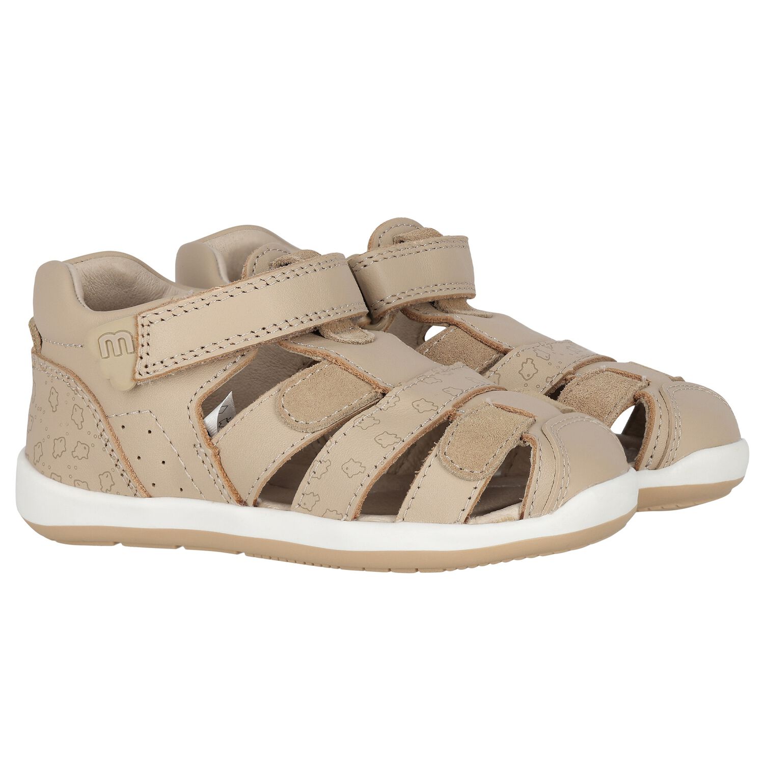 Younger Boys Beige Sandals, 1, hi-res image number null