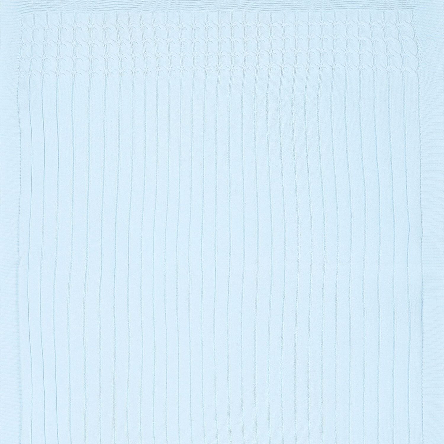 Baby Boys Blue Knit Blanket, 2, hi-res image number null