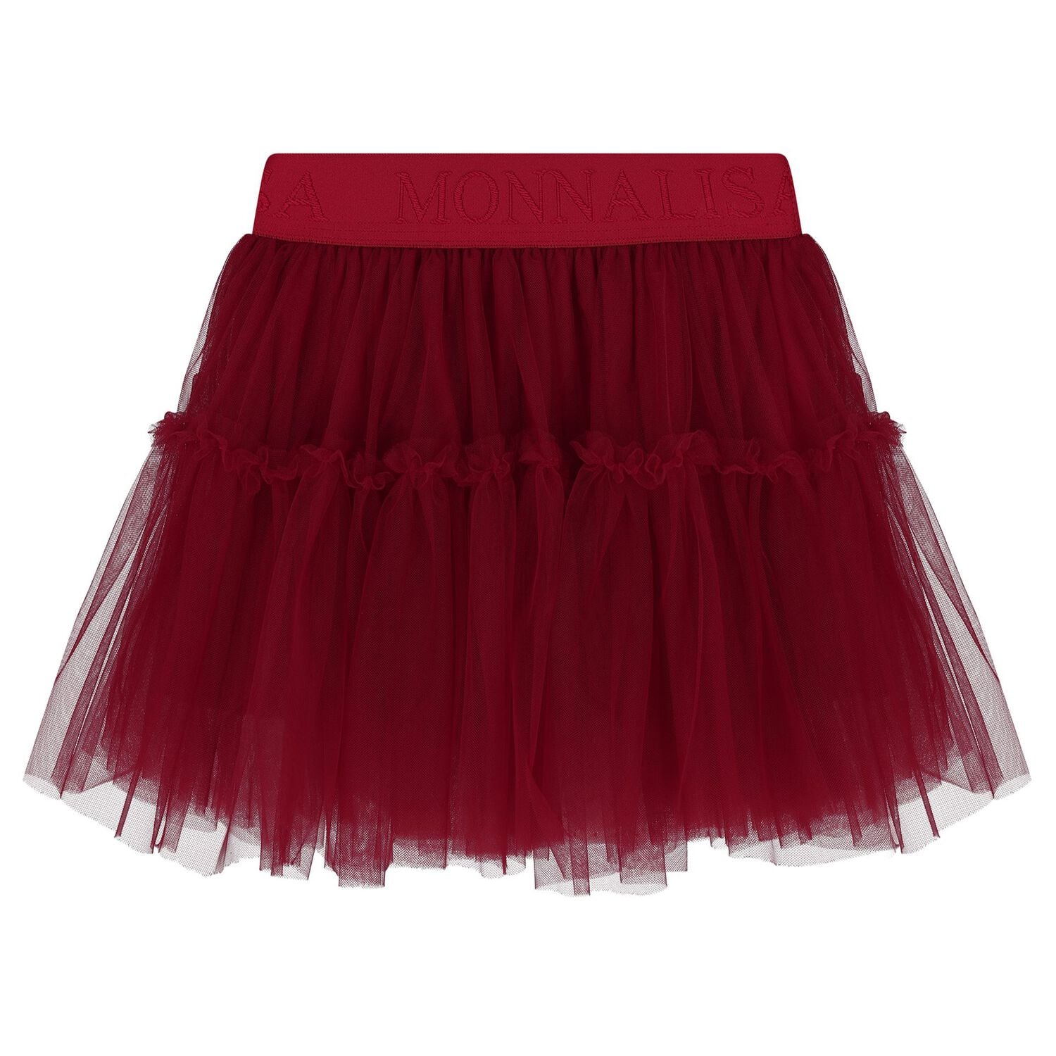 Girls White & Red Teddy Bear Skirt Set, 1, hi-res