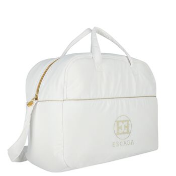 Baby Girls White Logo Changing Bag