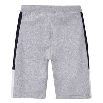 Boys Grey Logo Shorts