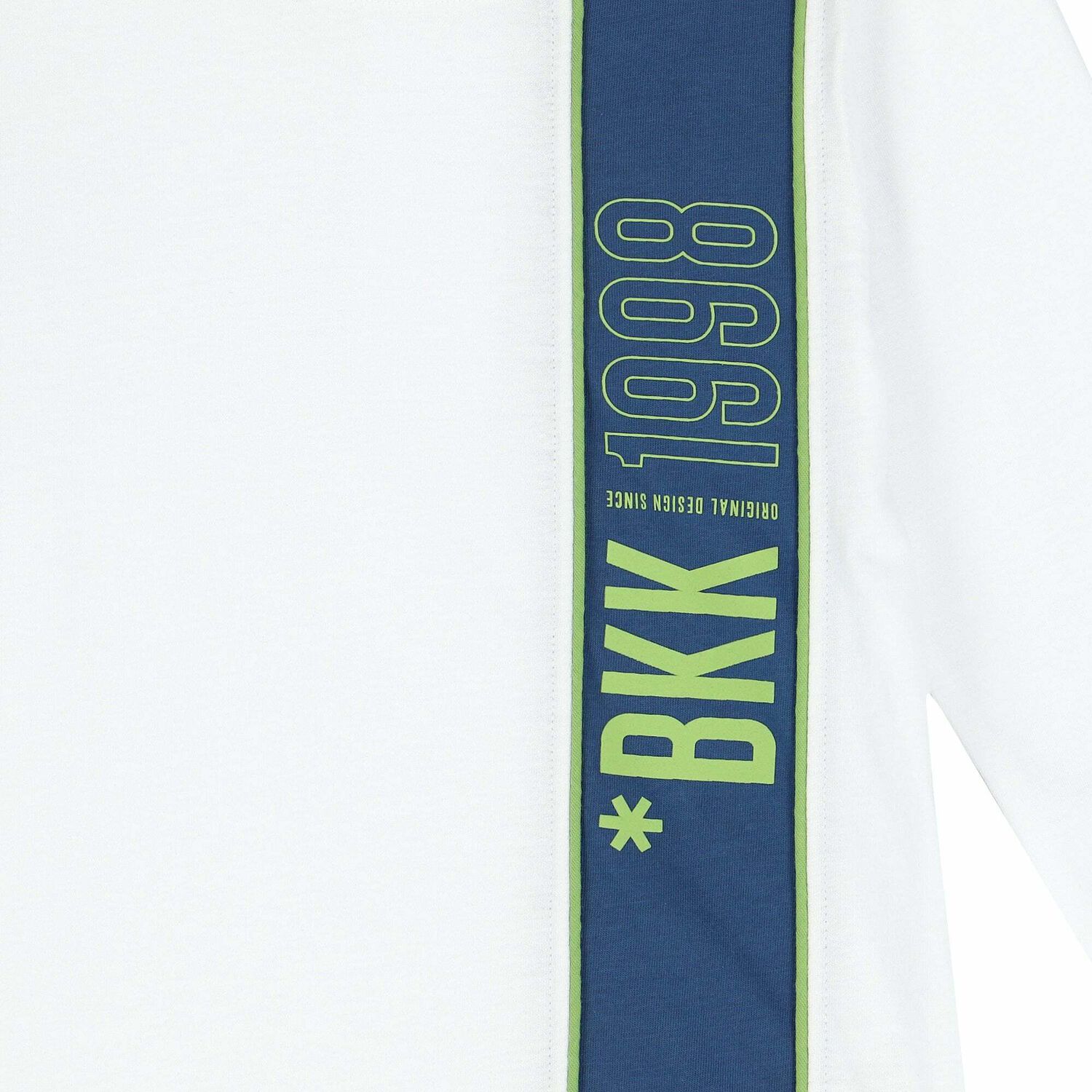 Boys White Logo Long Sleeve Top, 1, hi-res image number null
