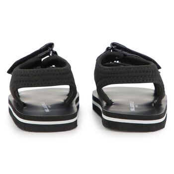 Boys Black Choupette & Karl Sandals