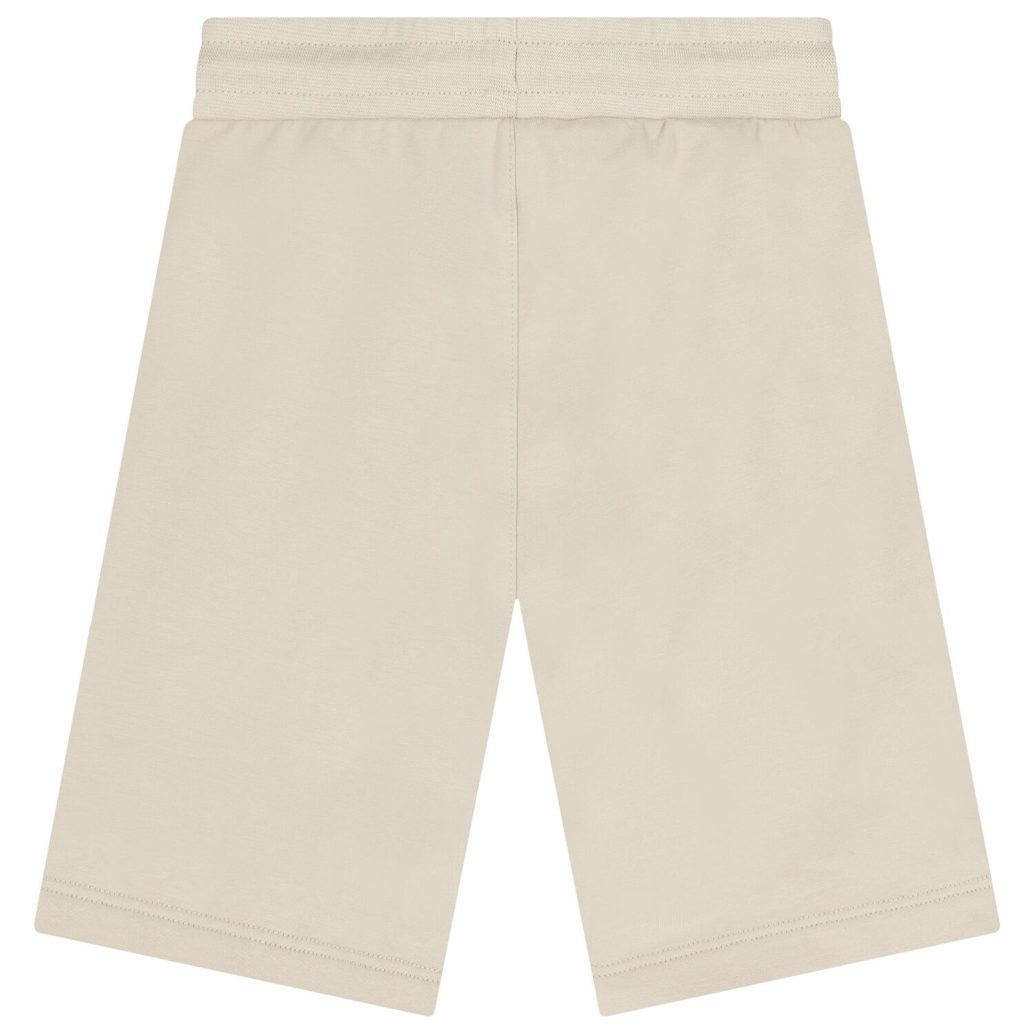 Boys Beige Logo Shorts, 1, hi-res