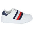 White Logo Trainers, 1, hi-res