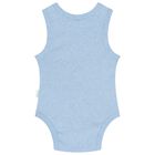 Baby Boys Blue & White Bodysuits ( 2-Pack ), 1, hi-res