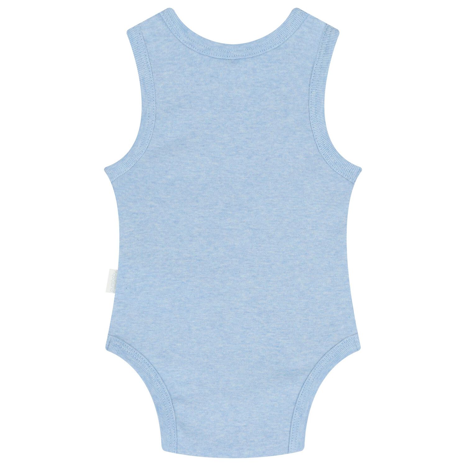 Baby Boys Blue & White Bodysuits ( 2-Pack ), 1, hi-res image number null
