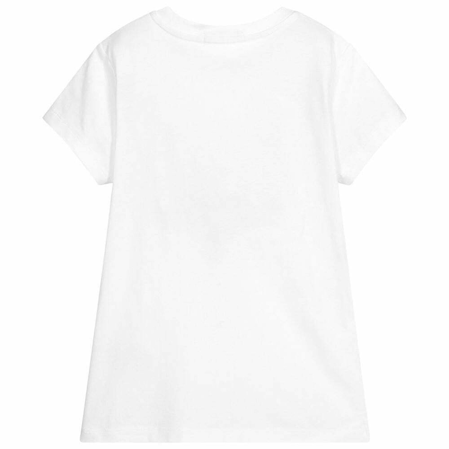 Girls White Logo T-Shirt, 1, hi-res image number null