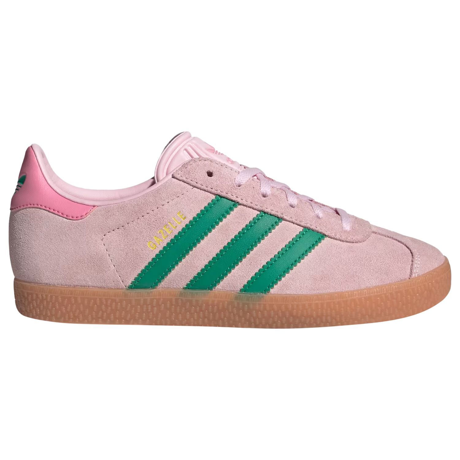 Girls Pink Gazelle Trainers, 1, hi-res