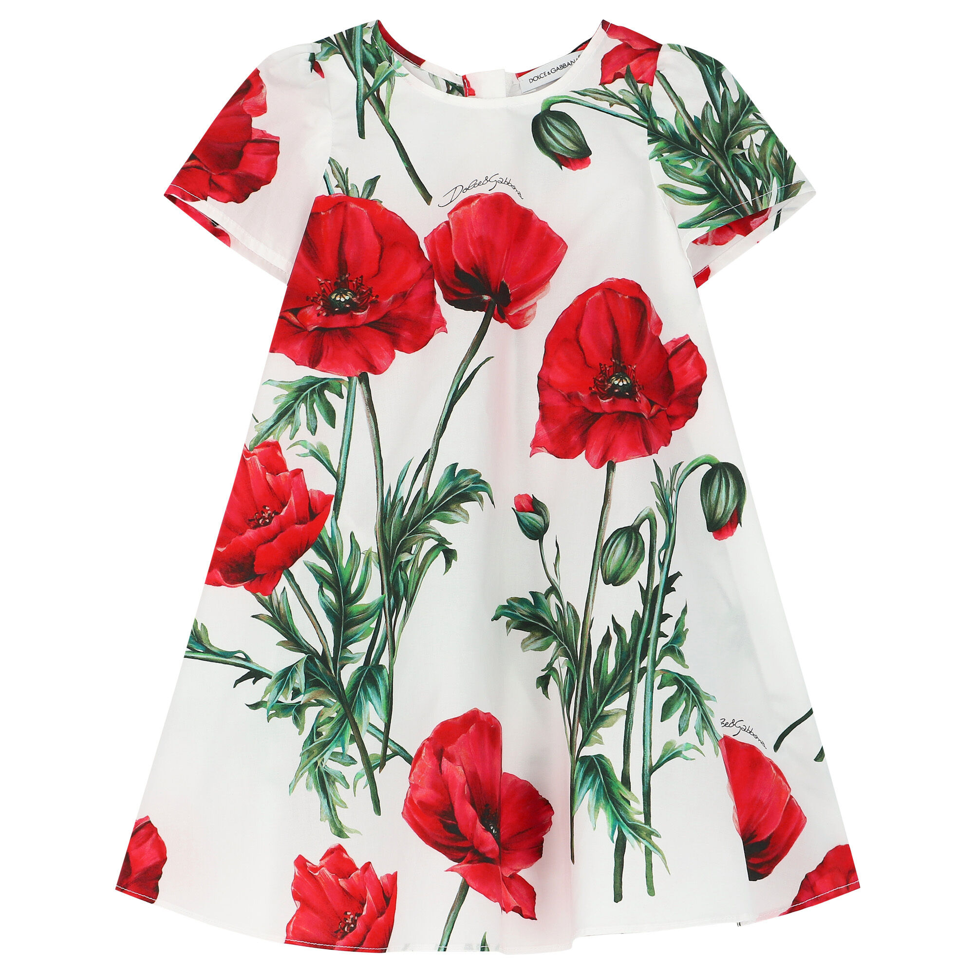 キッズワンピース・オールインワン Dolce & Gabbana FW22 PASTA DRESS (L53DF7B_G7E1NHA3UP) Girls' Dresses: Elegant, Floral | 2-12 years | DG®
