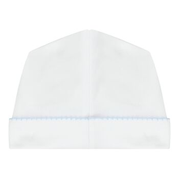 Baby Boys White Toy Print Hat