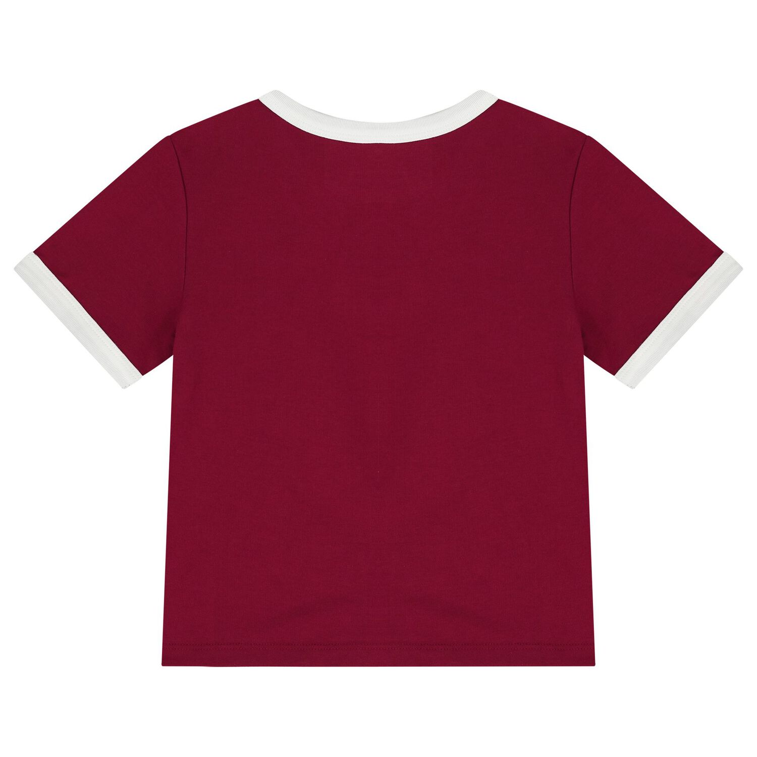 Girls Burgundy Logo T-Shirt, 1, hi-res