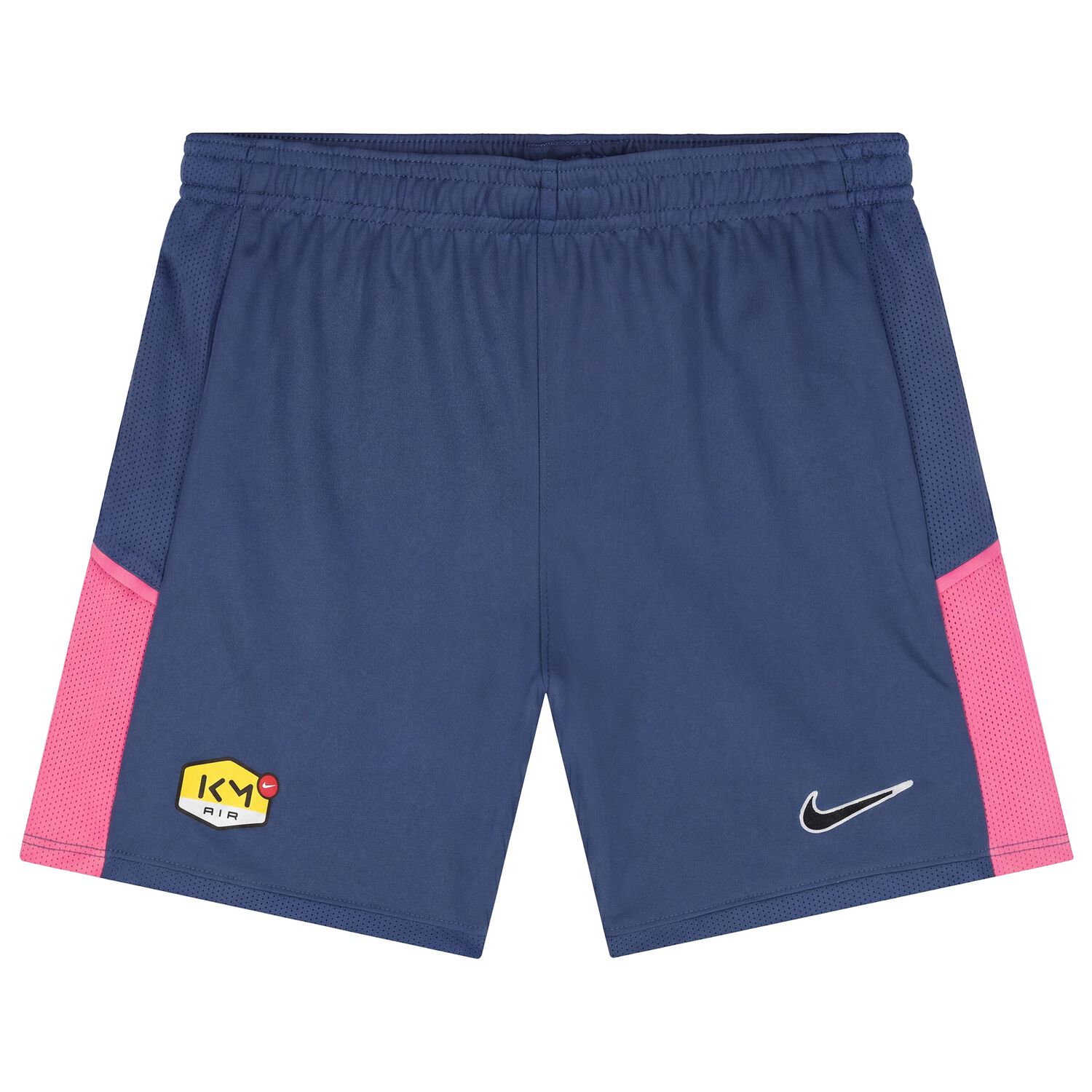 Boys Blue & Pink Mbapp&eacute; Logo Dri-Fit Shorts, 1, hi-res