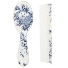 Baby Boys Ivory & Blue Toile de Jouy Brush & Comb Set, 1, hi-res