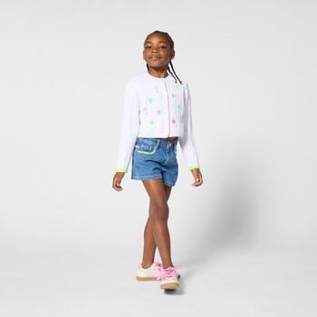 Girls Blue Denim Shorts