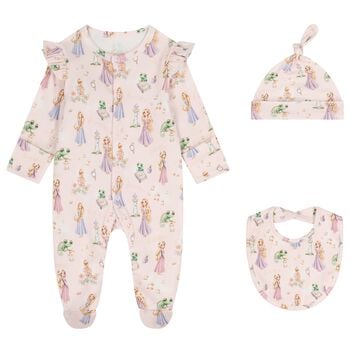 Baby Girls Pink Africa Babygrow Gift Set