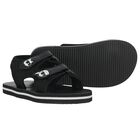 Boys Black Choupette & Karl Sandals, 1, hi-res