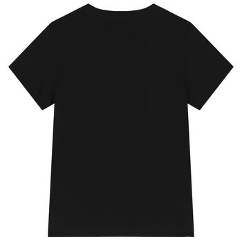 Boys Black Logo T-Shirt