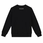 Boys Black Thunderbolt Sweatshirt, 1, hi-res