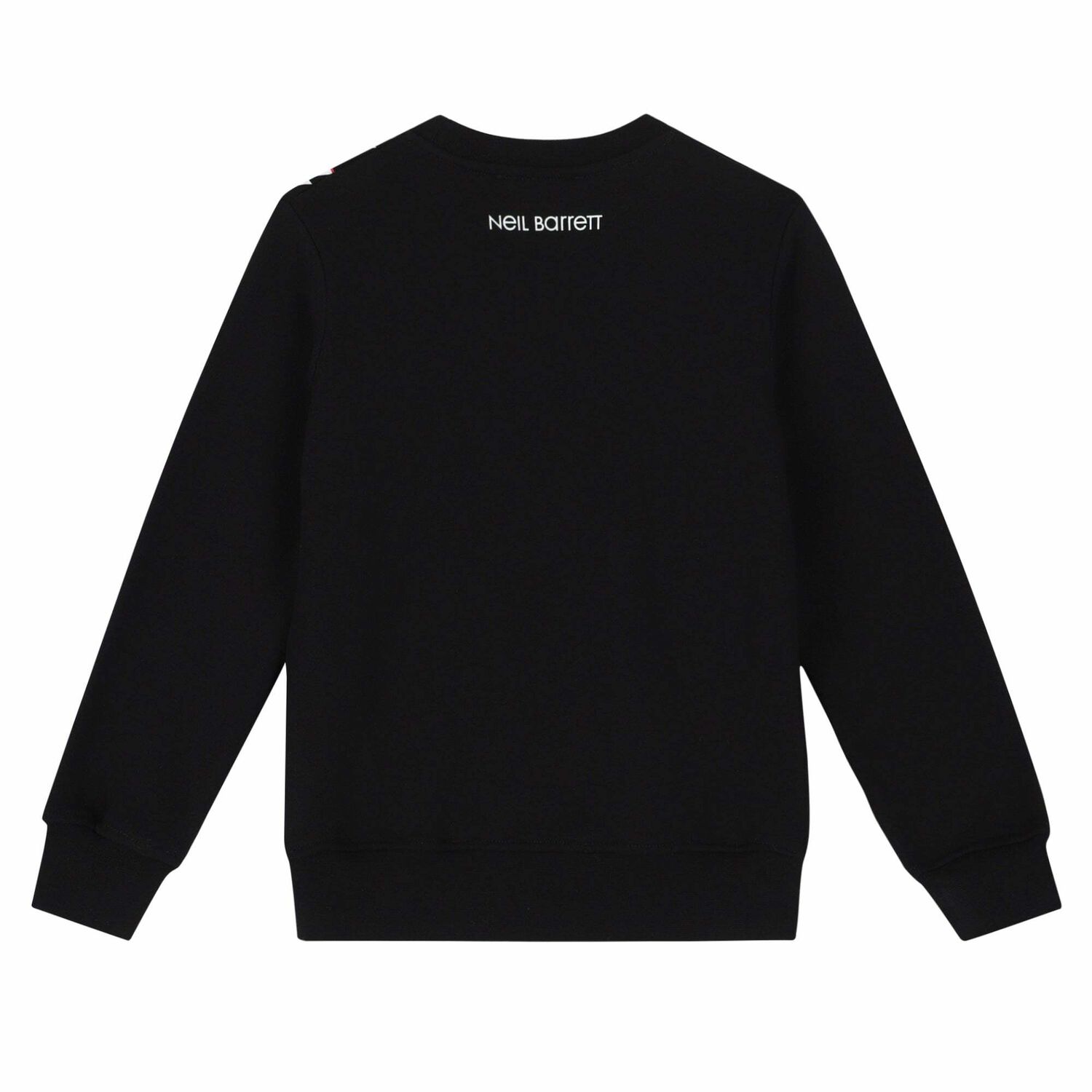 Boys Black Thunderbolt Sweatshirt, 1, hi-res